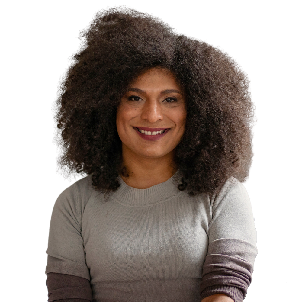 African American transgender woman portrait